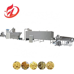 Double screw puff snack food corn sticks prawn cracker food extruder  machine