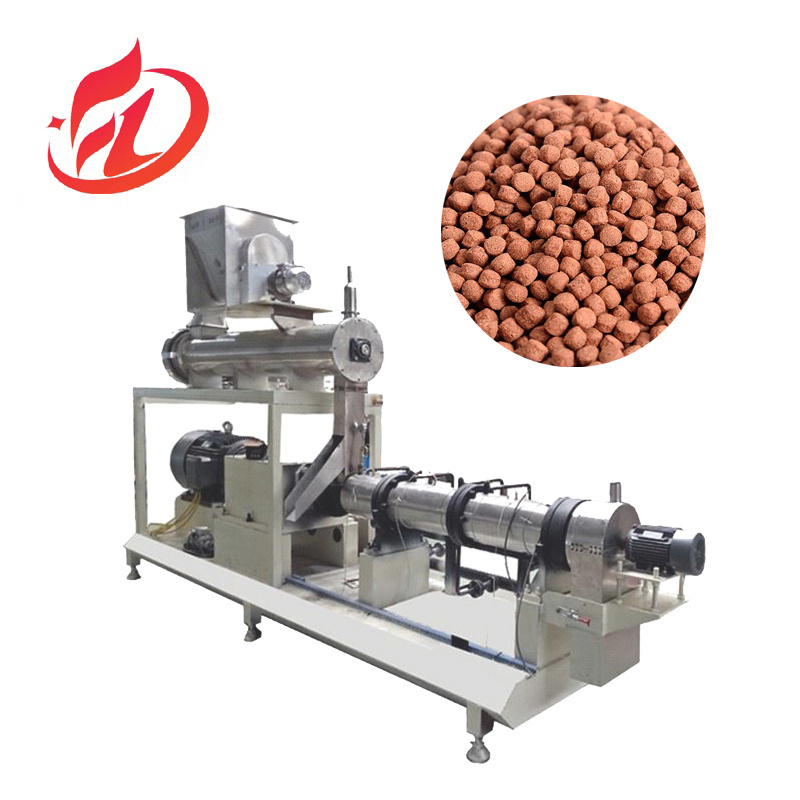 Factory New Technology Floating Fish Feed Food Complete Production Line  fish feed making machine