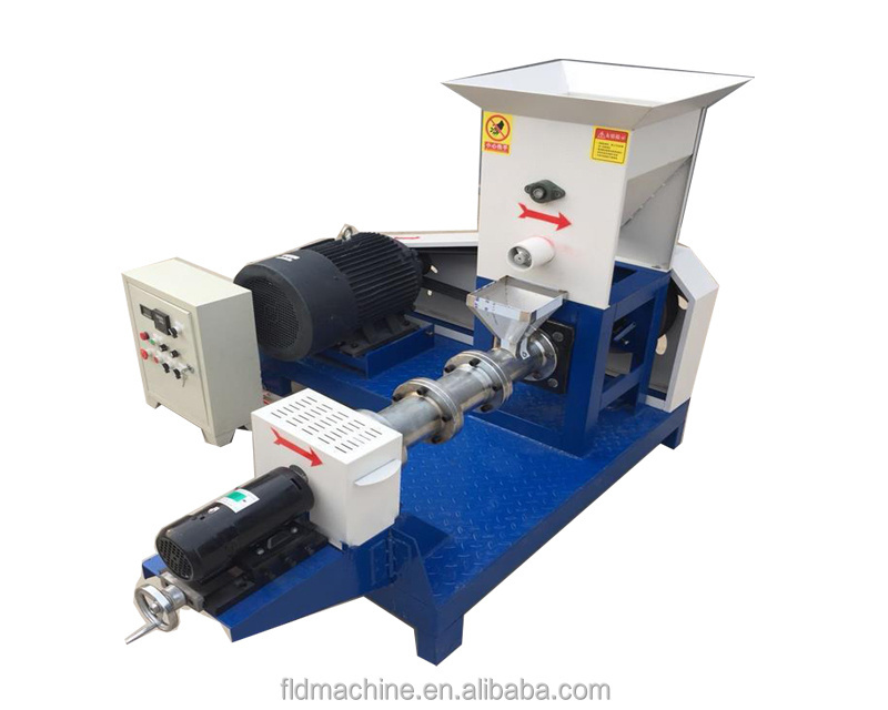 low consumption fish  feed pellet making machine 2mm catfish food extruder for poultry