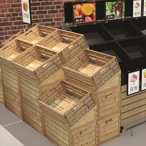 600*400mm Collapsible Folding Plastic Crate for Fruit and Vegetables