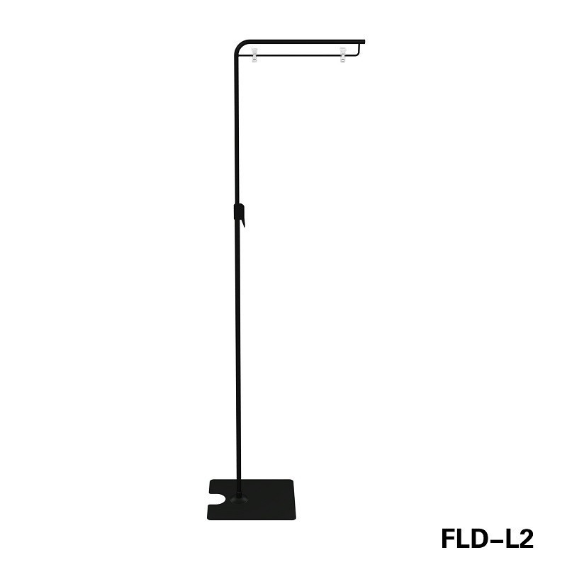 Retail Display Pegboard Shelf Rack Double Pole Metal Wire Hanging Display Hook for Supermarket