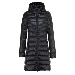 Best Quality winter Long Puffer Down Jacket Winter Down Apparel Clothes For Women Custom Ladies Warm Coats