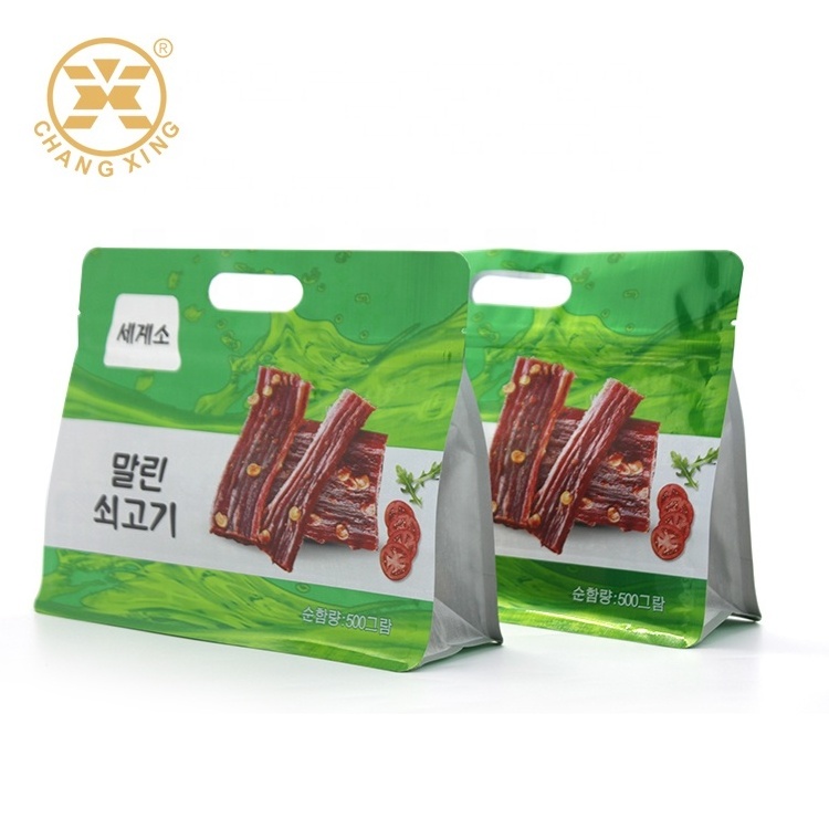 Laminated Aluminum Foil Plastic Dried Mushroom Packaging Bag Stand up Beef Pork Jerky Packaging Bag