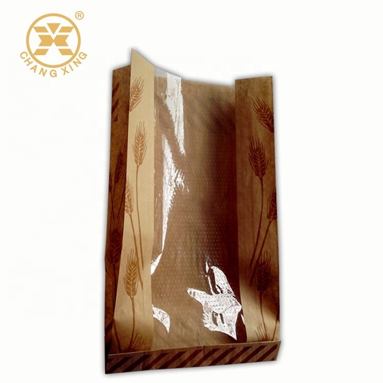 Food grade grease oil water proof 50gsm kraft paper bag manufacturer