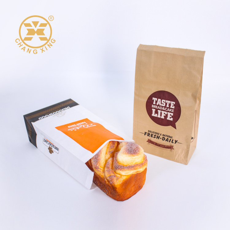 Food grade grease oil water proof 50gsm kraft paper bag manufacturer