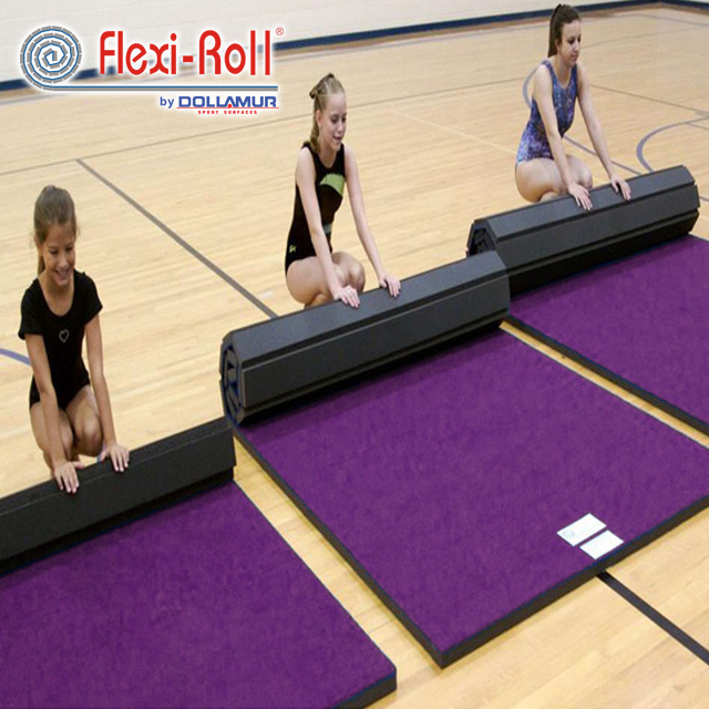 Dollamur Flexi Roll gymnastics crash mat/Carpet bond foam cheerleading mats