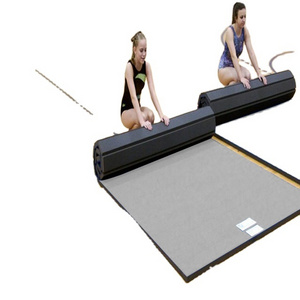 Dollamur & Flexi-Roll Gymnastics Uneven Bars System With Landing Mat For Sale