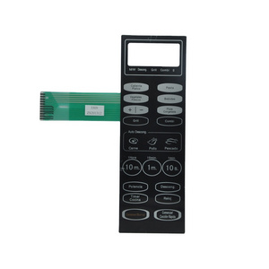 Screen Printing Circuit Membrane Switch with Metal Domes For Microwave Oven