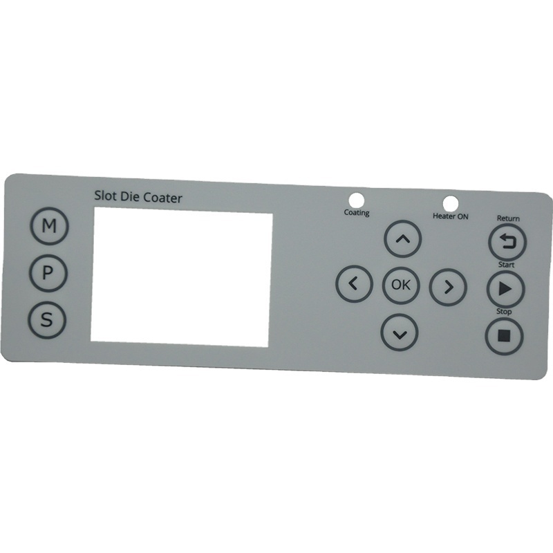 OEM printing PC membrane switch graphic overlay with window