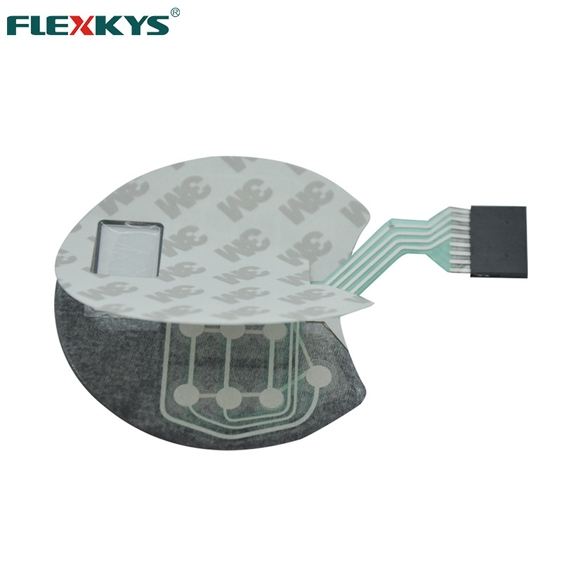 Custom silver flex digital lock safes poly dome membrane keypad switch