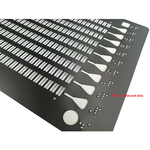 Dot braille embossed button keyboard sticker graphic overlay for Blind and Visually Impaired