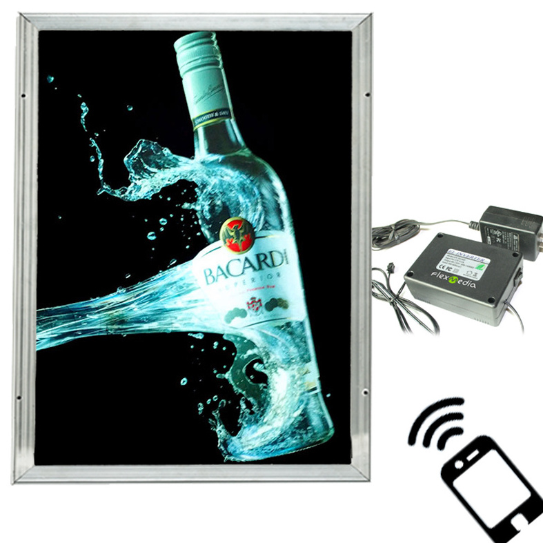 ultra flexible EL panel poster for advertisement with new technology for shop promotion restaurant hotel bar ktv mail billboard