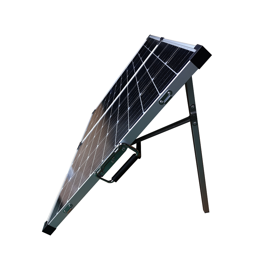 Suitcase portable folding installation solar panel kits 100W 12V for camper moterhome RV caravan outdoor camping