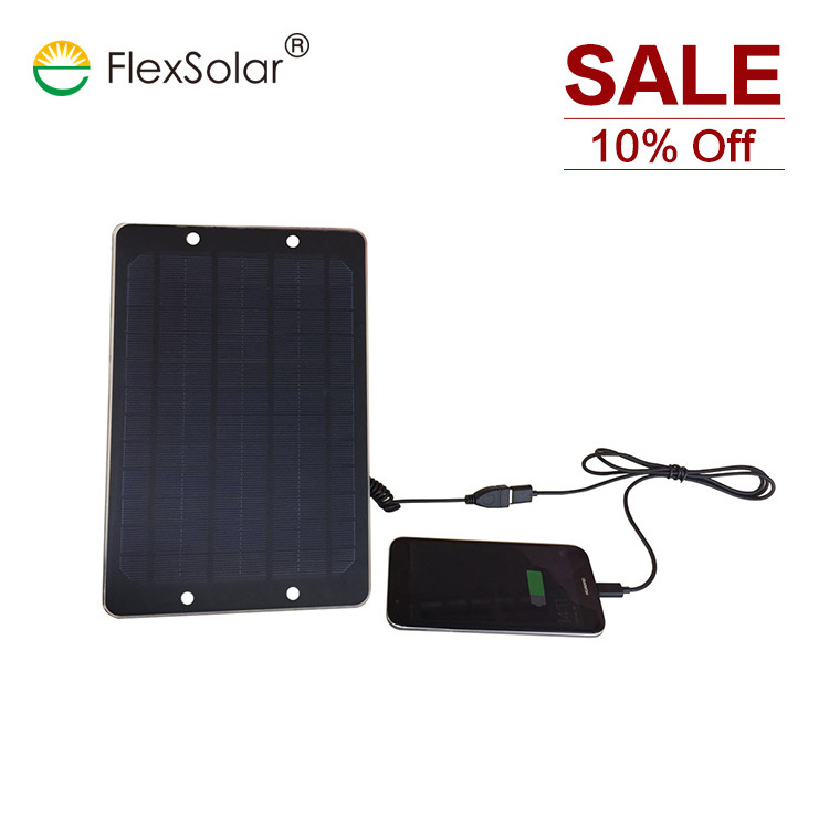 Sharebike Cost Effective Waterproof Handy Usb Solar Panel 6W 6V Cell Phone charger