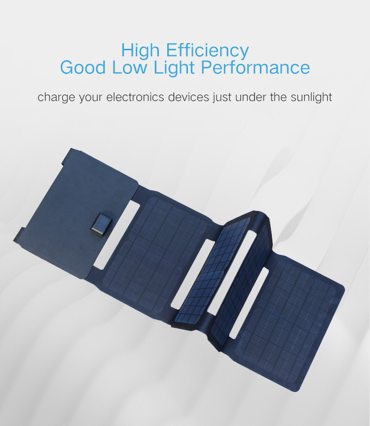 Flexsolar 40 Watt Outdoor High Efficiency Portable Folding Solar Panel For Laptop Notebook Car Battery Tablet PC