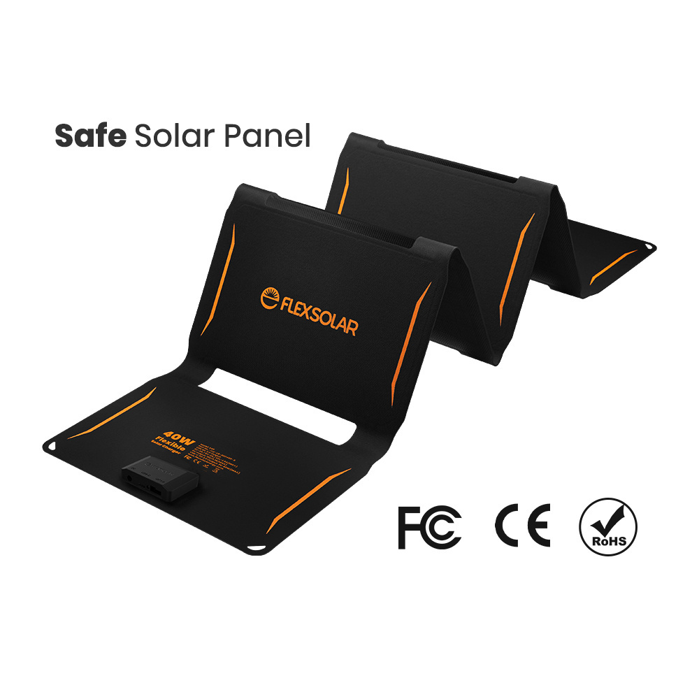 100w 50w 40w 35w 20w 15w 10w Portable Solar Power USB C QC 3.0 Laptop Foldable Solar Panel Charger Prime quality for travelling