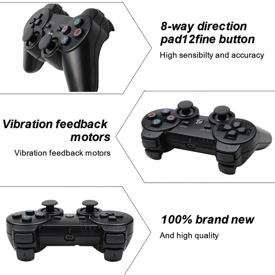 PS3 Games Console Controllers Wireless PS3 controller Gamepad Joystick For controller with neutral snowflake key