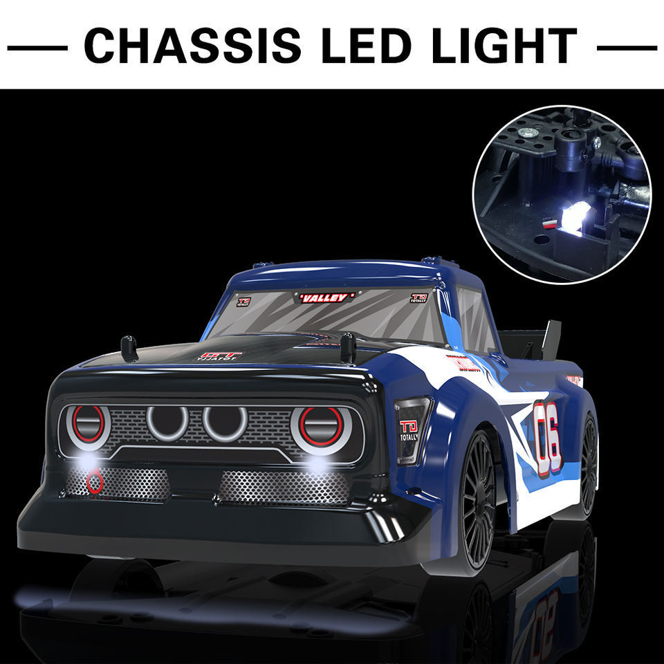 78504-3 Remote Control Car 1/14 Scale RC Drift Car Gifts for Adults and kids 2.4Ghz 4WD High Speed Drift Truck with LED Light