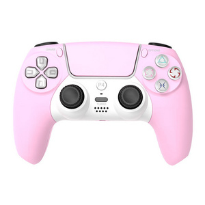 P49 Pink New Wireless BT Game Joystick Wholesale Gamepad Wireless Controller for PS4 Double Shock Controller