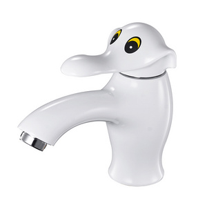 Zinc alloy Children Cartoon Animal Elephant Design Bathroom basin faucet