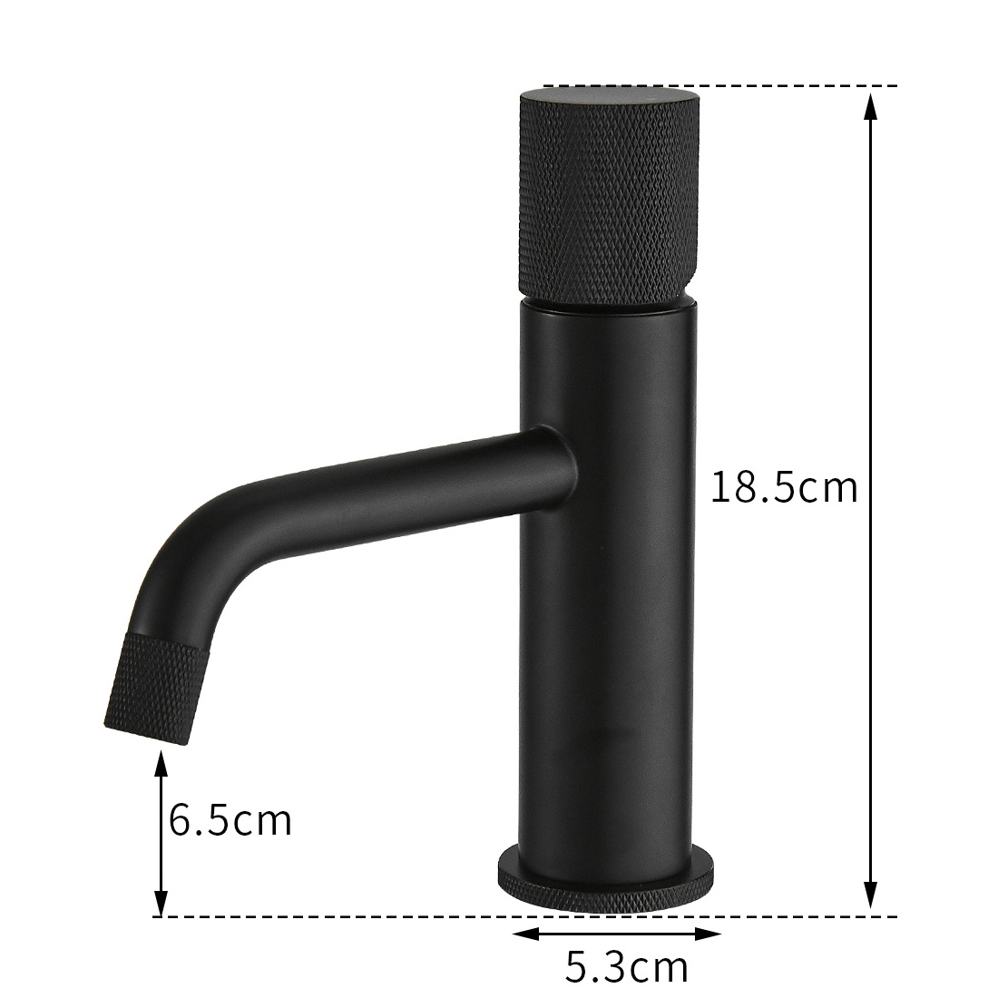 FLG:B1131 High Quality Black Single Hole Water Mixer Tap,Bathroom Face Wash Basin Faucet