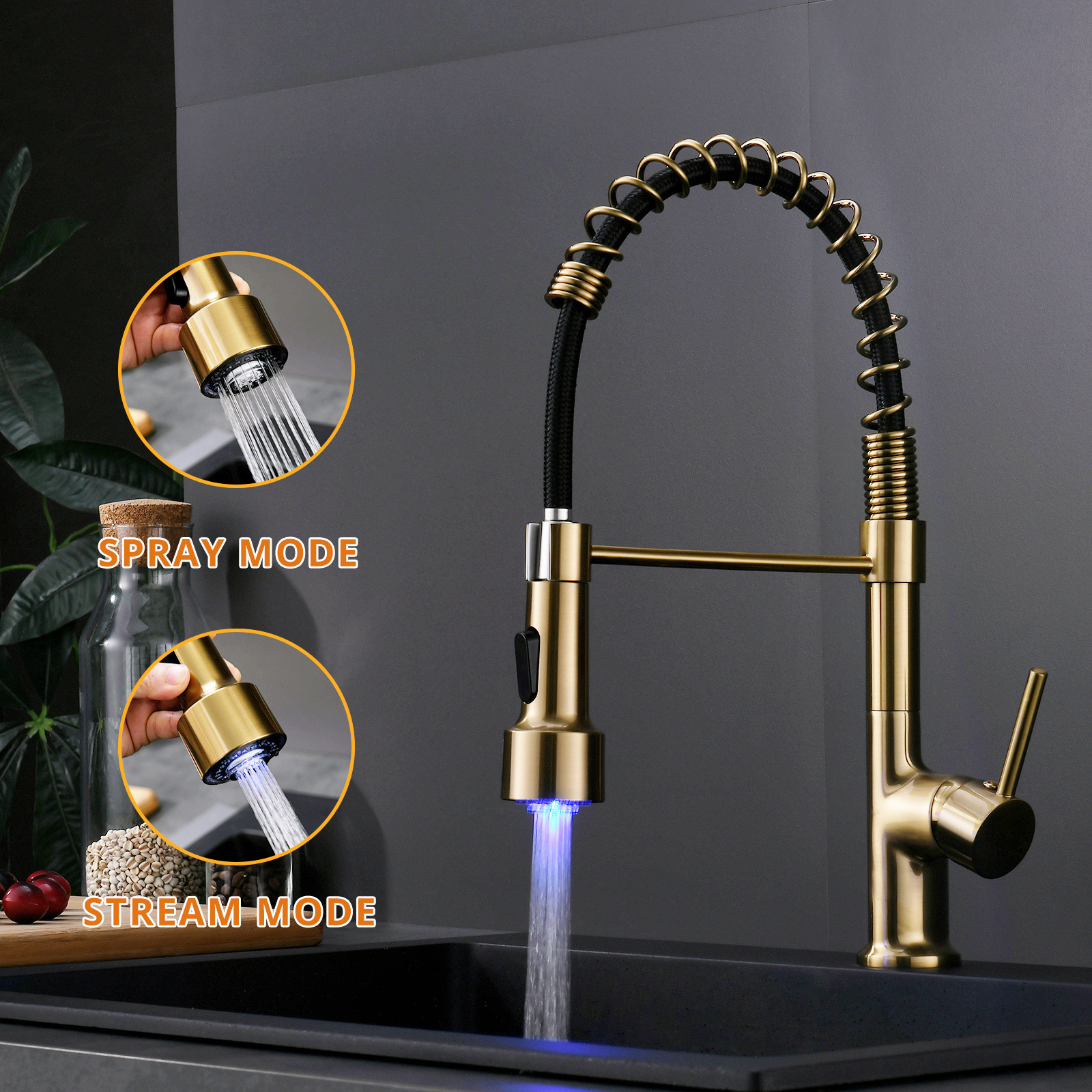 Black Laundry Brass Andev Chargerle Handle Springcar Charging Cablehouse Utility Bar Pull-down Kitchen Modern Ceramic Pull Down