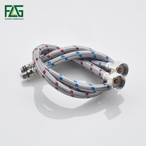 24-Inch Long Faucet Connector Braided Stainless Steel Supply Hose 3/8-Inch Female Compression Thread x M10 Male Connector