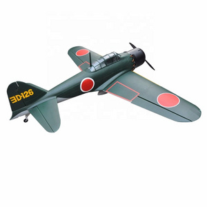 Zero Fighter 91" V2 100cc Fiberglass Remote Control Aeromodel Airplane RC Toys Planes