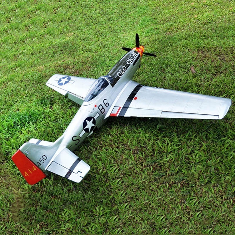 Remote Control Model P-51 Mustang 68inch 20CC Airplane with DLE 20CC 20RA Engine