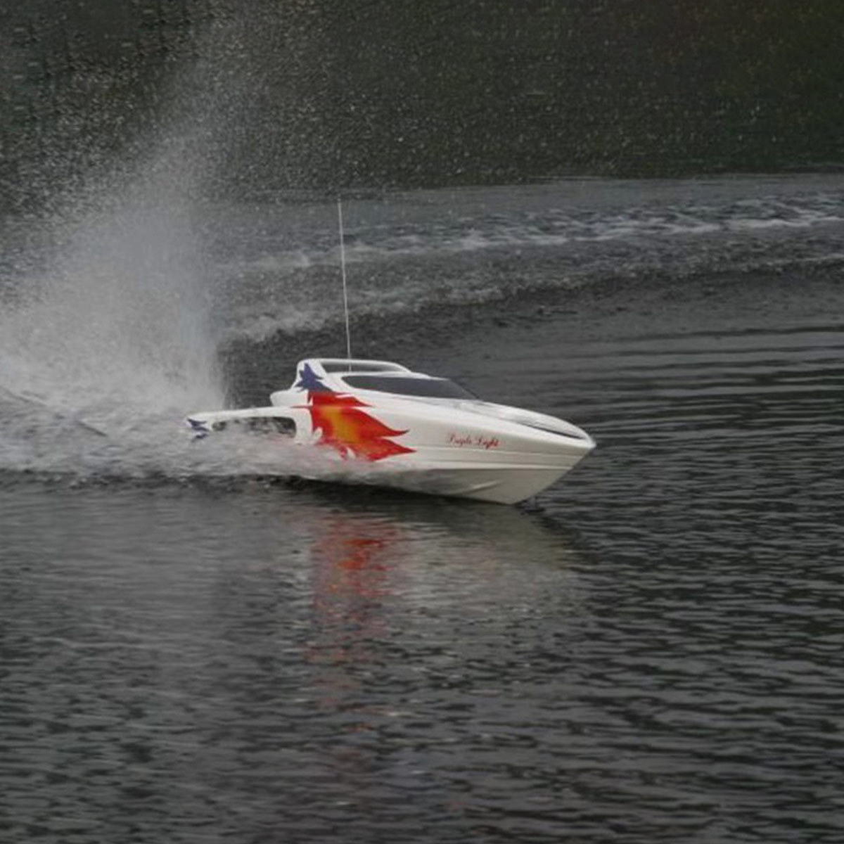 TFL 1314 Petrol Boat Fibreglass Remote Control Boat 1.3m15KG 30CC Engine