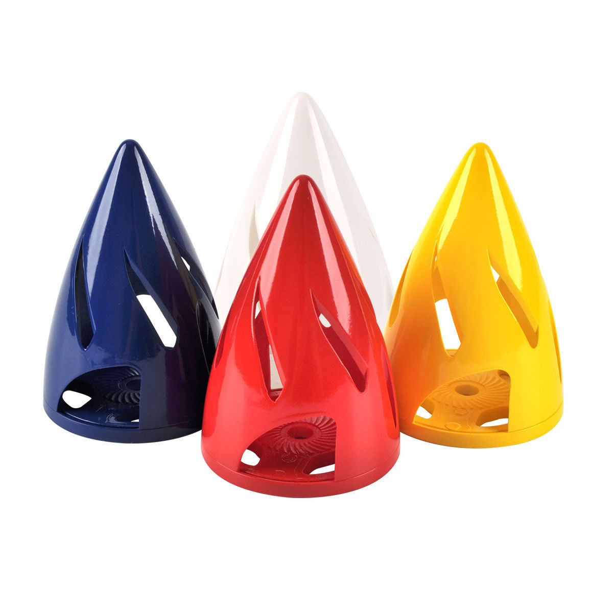 ZYHOBBY Spinner Pointed Plastic Hollow Cone Propeller Cover 2 Opening Blades for RC Airplane Model 2.5 inch