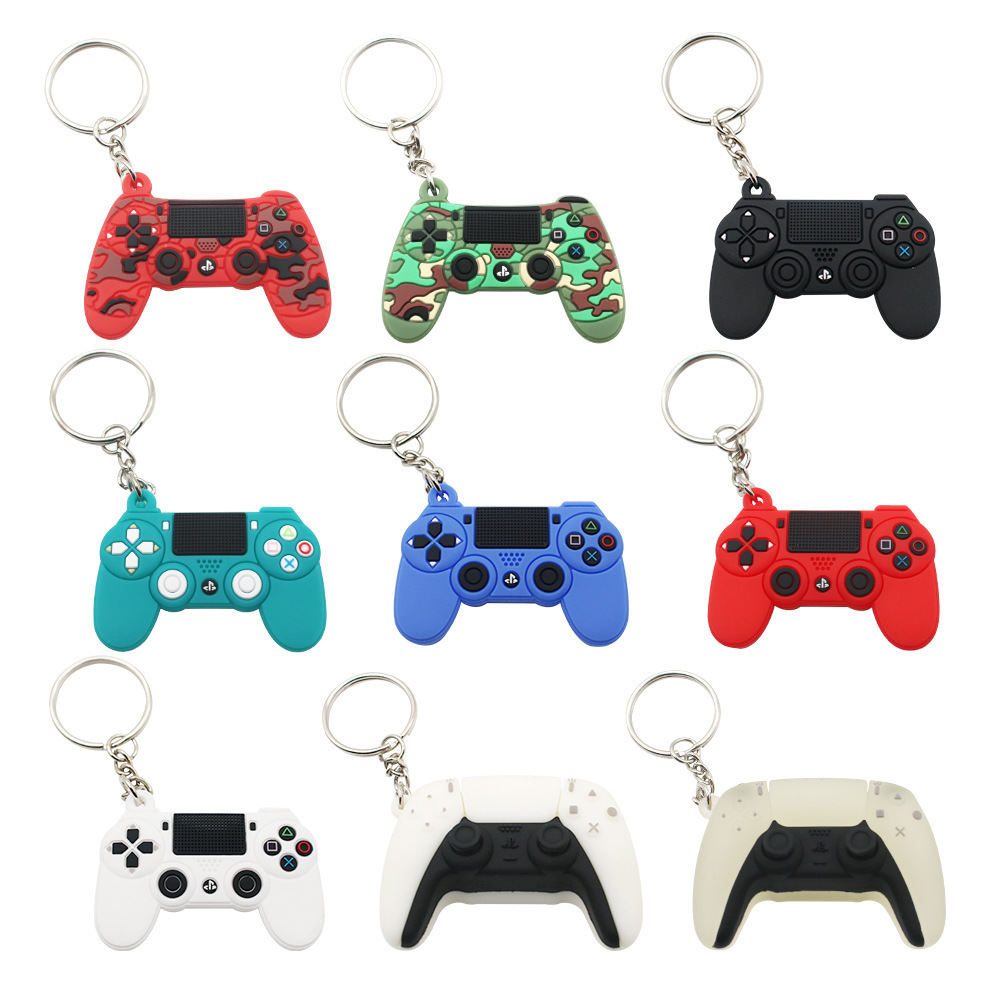 Promotional keychain low MOQ personalized custom design soft PVC rubber 2D keychain key chain