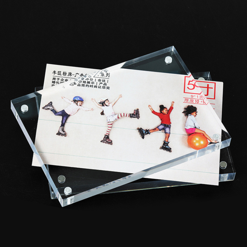 Wholesale high quality magnetic transparent acrylic photo frame