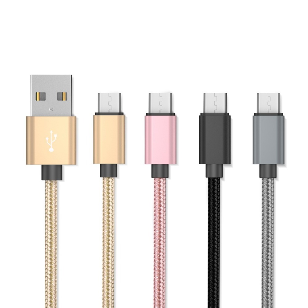 Cheap price wholesale Nylon Braid 2a fast Charging Small Micro Cable Heavy Duty USB A Cables