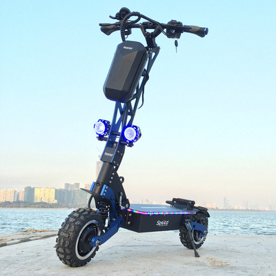 FLJ 72v 7000w dual motor scooter adult lithium foldable electric motorcycle scooter