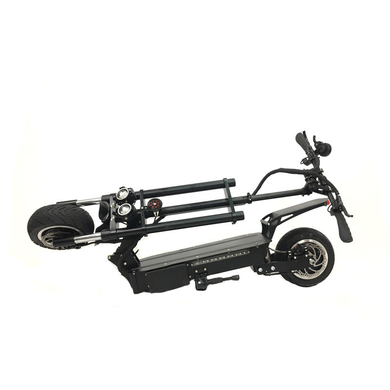 2019 Amazon best hot seller 60v 5600w powerful dual motor electric scooter 11inch wheel big off road  tire folding scooter