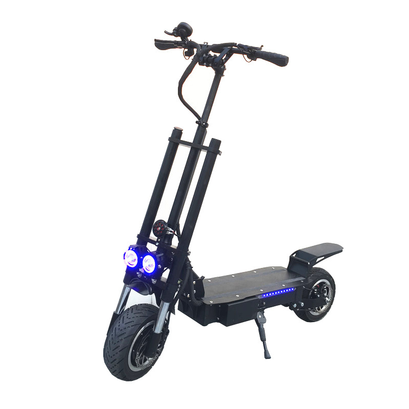 2019 Amazon best hot seller 60v 5600w powerful dual motor electric scooter 11inch wheel big off road  tire folding scooter