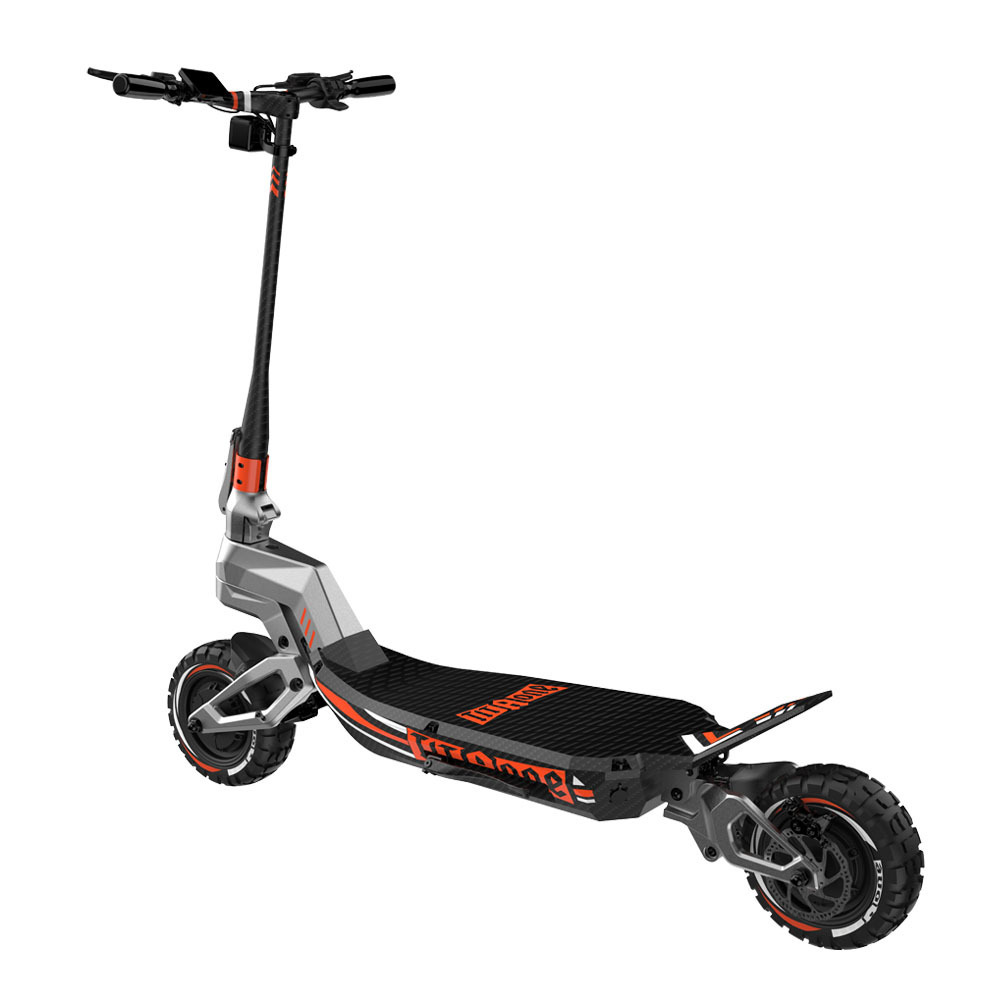 Titaone-X electric scooter with carbon fiber body 4000w 60v 11inch off road tire wheels 90km/h high speed scooter