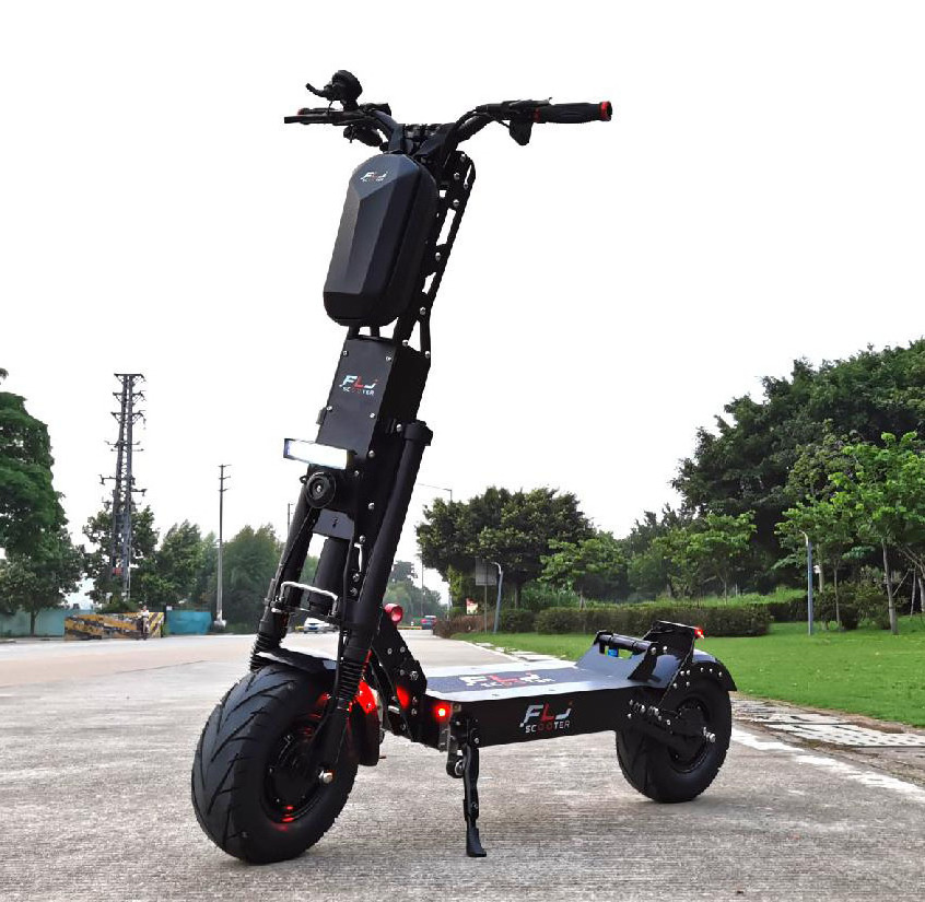 FLJ Updated K6 Electric Scooter with acrylic side light 13 inch Fat Tire  Powerful 6000W 60v E Scooter for adult