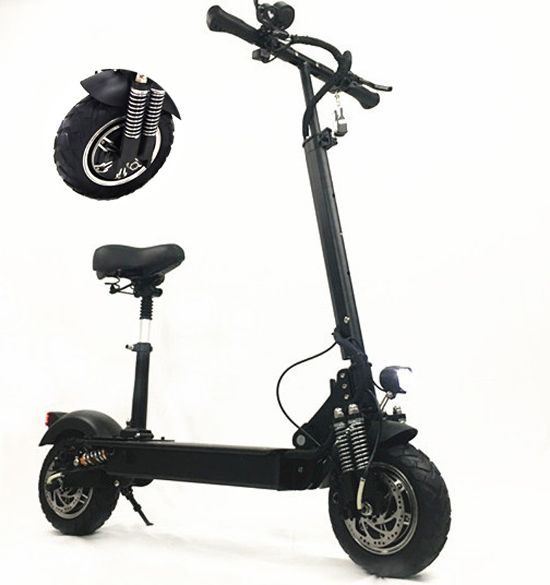 FLJ New item T11 folding electric scooter 2000w with seat two wheel 11inch electric scooter 2400w for adults