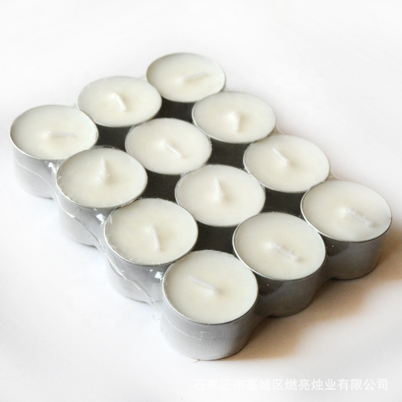 Smokeless Tea Lights 8 Hour Long Burn Night Light Candles Unscented Tealight