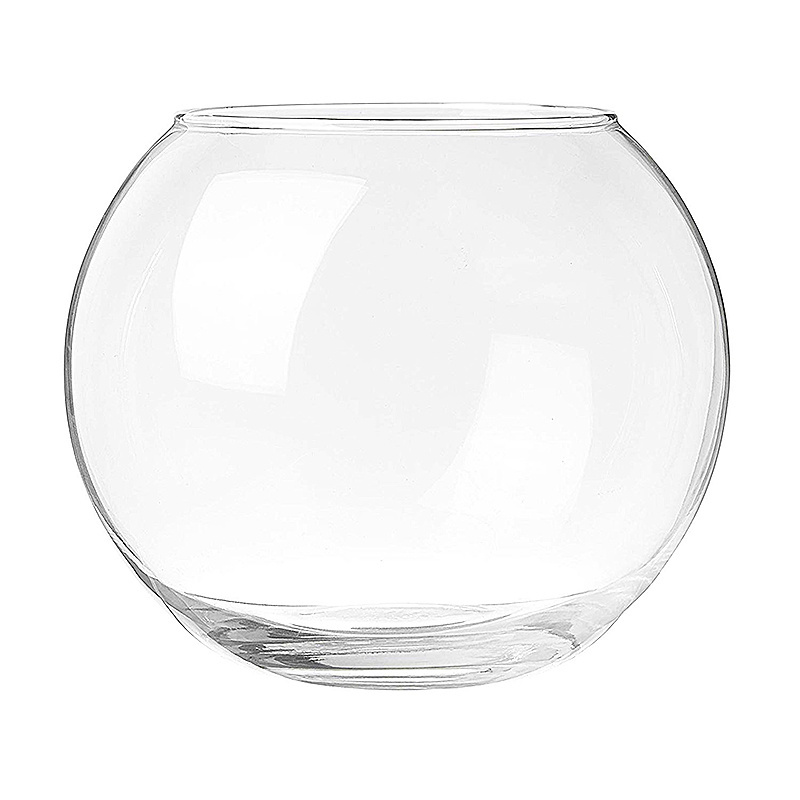 Hot Sale Luxury Clear Glass Fish Bowl Aquarium For Home Decoration