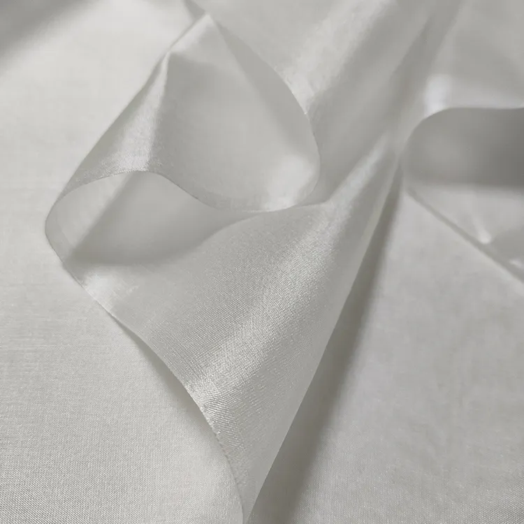 OEKO white color 6mm 140cm silk habutai scarf undyed white silk paj fabric for scarf dyeing and painting