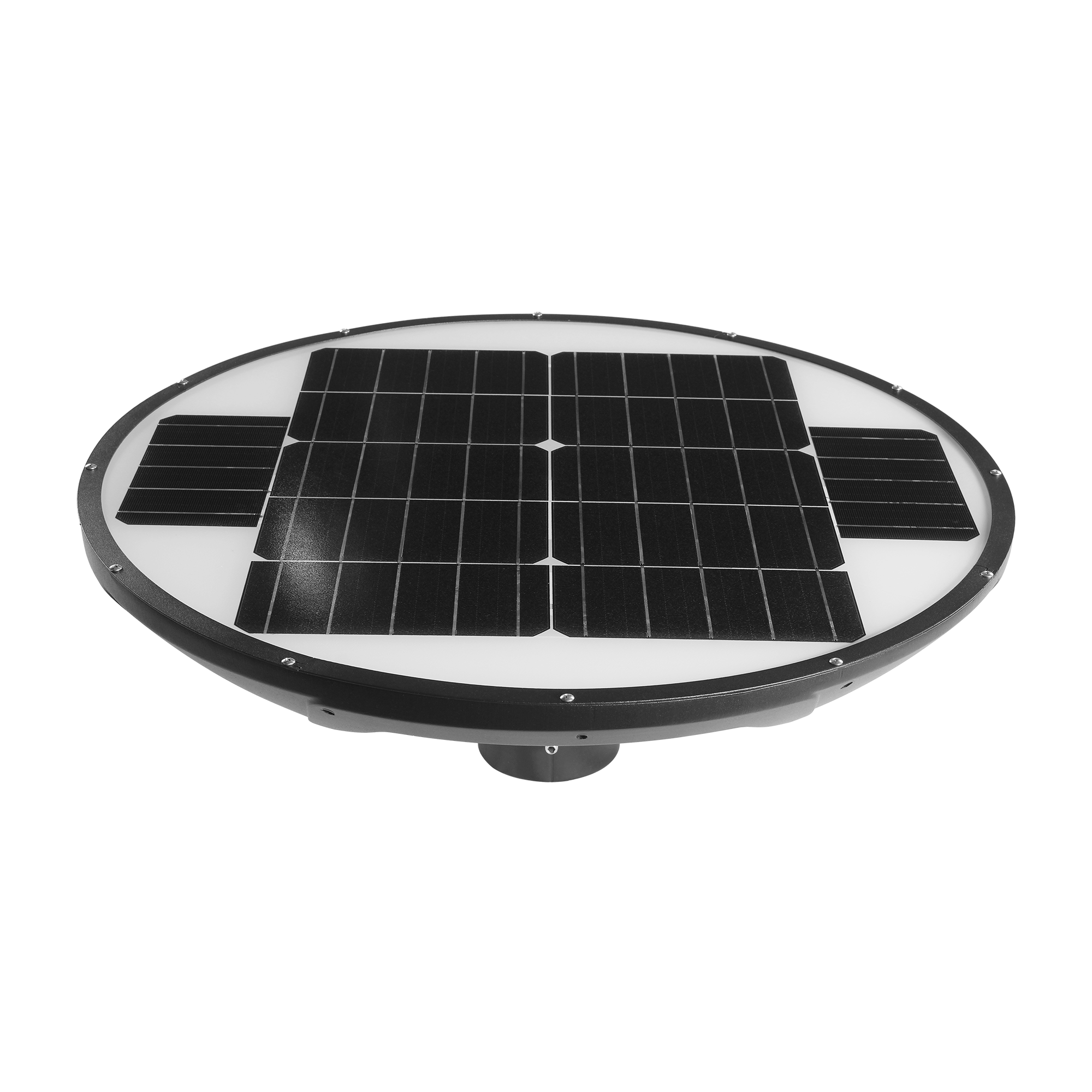 wholesale Ip65 outdoor 20w aluminium solar powered battery motion sensor led UFO solar garden light