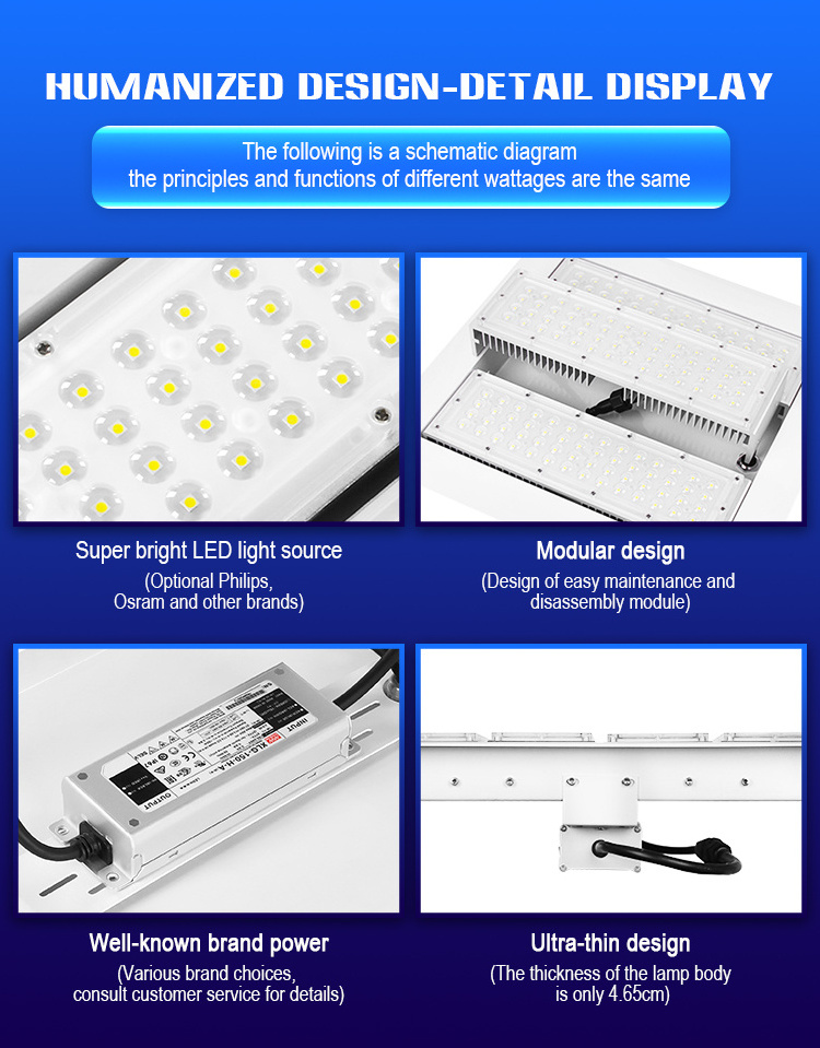 Multifunction Led Gas Station Canopy Lights 90w 120w 150watt Price LED Canopy Light