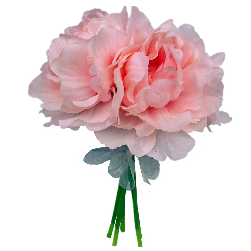 15cm*25cm*25cm Artificial Wedding Flowers Bouquet Artificial Peony Hand Tied Bouquet For Wedding