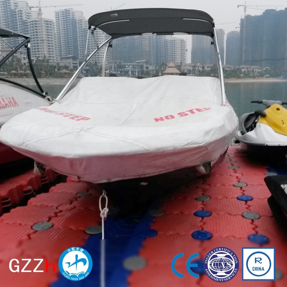 portable used double glide and ride with winch leveling system Jet ski lift floating dock cost floating dry docks for sale