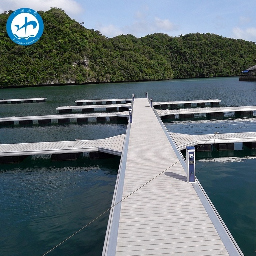 zhonghang factory used aluminum boat docks for sale aluminum floating dock prices aluminum pier