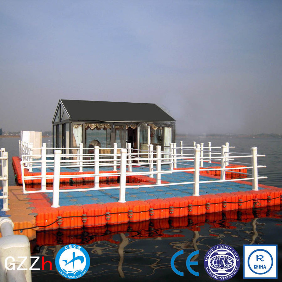 floating pier pontoon barge