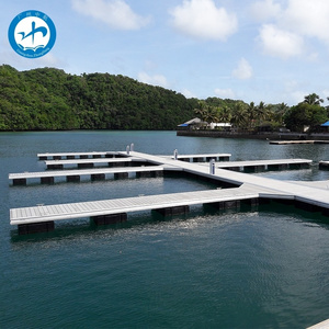 high quality import material pwc dock port and pier floating pontoon dock boat floating dock foam filled